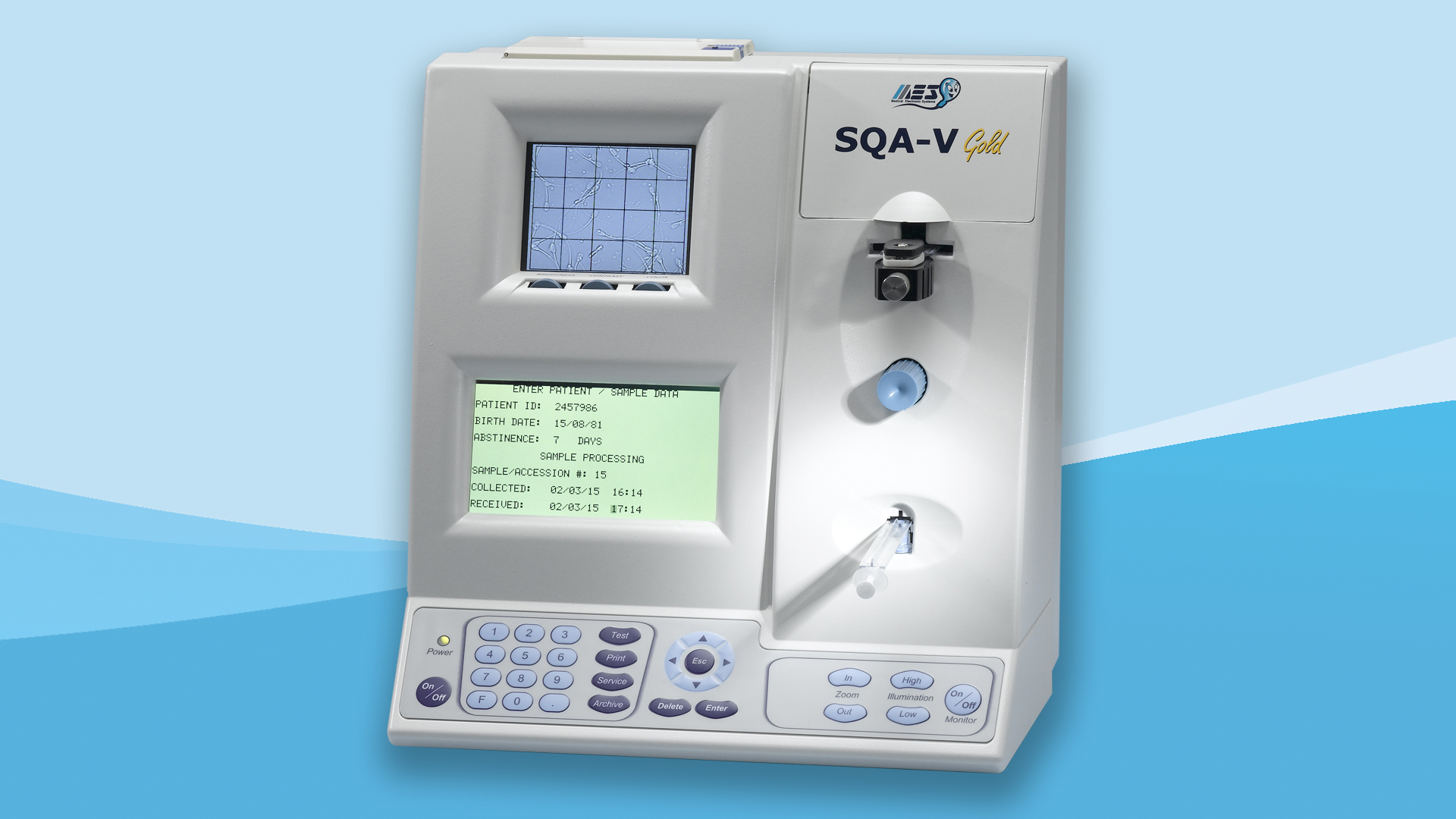 Автоматический анализатор качества спермы SQA-V — измерение и расчет показателей согласно ВОЗ 5-издания, визуализация и передача результатов на компьютер